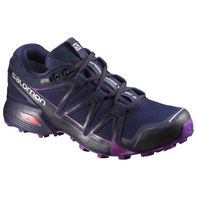 Salomon SPEEDCROSS VARIO 2 GTX® W Zapatillas Trail Running Mujer - Azul Marino - Colombia (67435-PGD